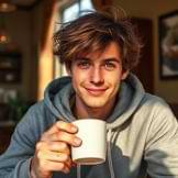 Happy client sharing their experience of therapeutic massage with Amara.